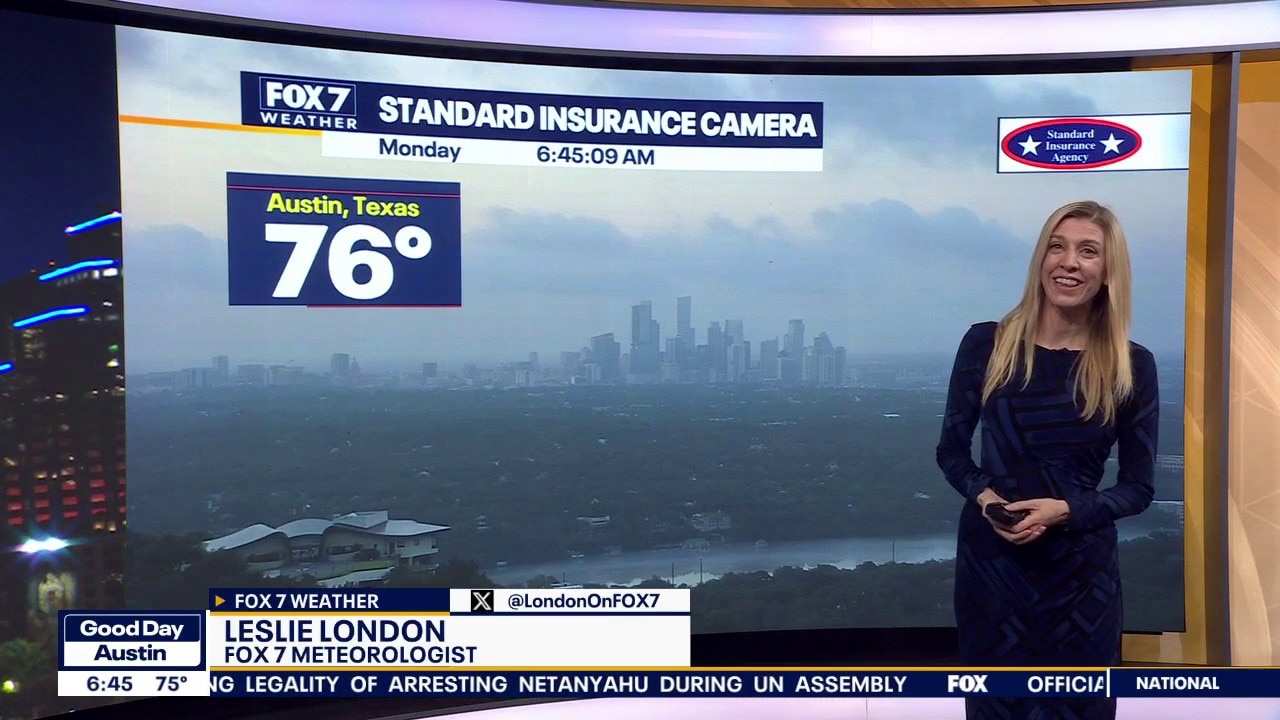 Austin weather: Hot and humid