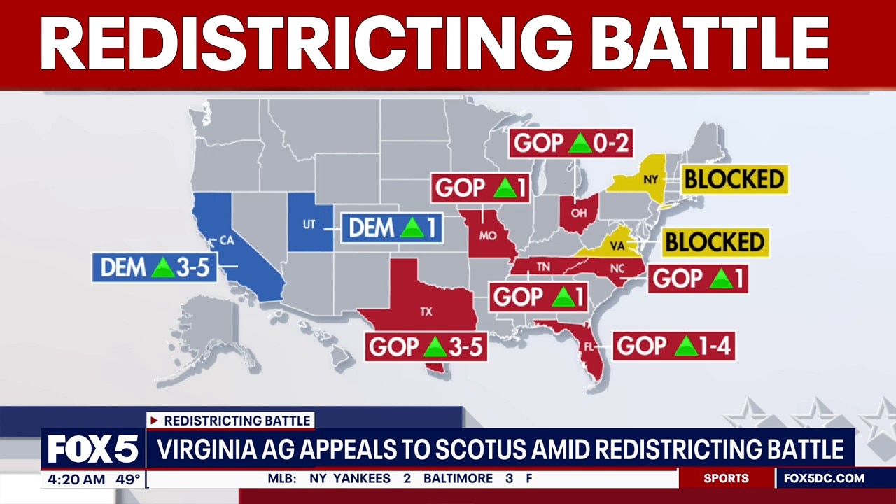 Virginia AG asks Supreme Court to reinstate voter approved House map | FOX 5 AT 4AM