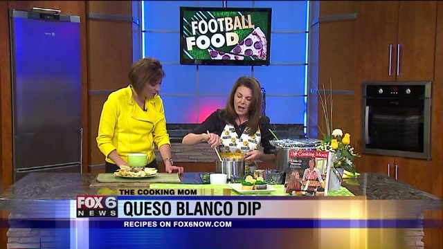 The Cooking Mom prepares queso blanco dip