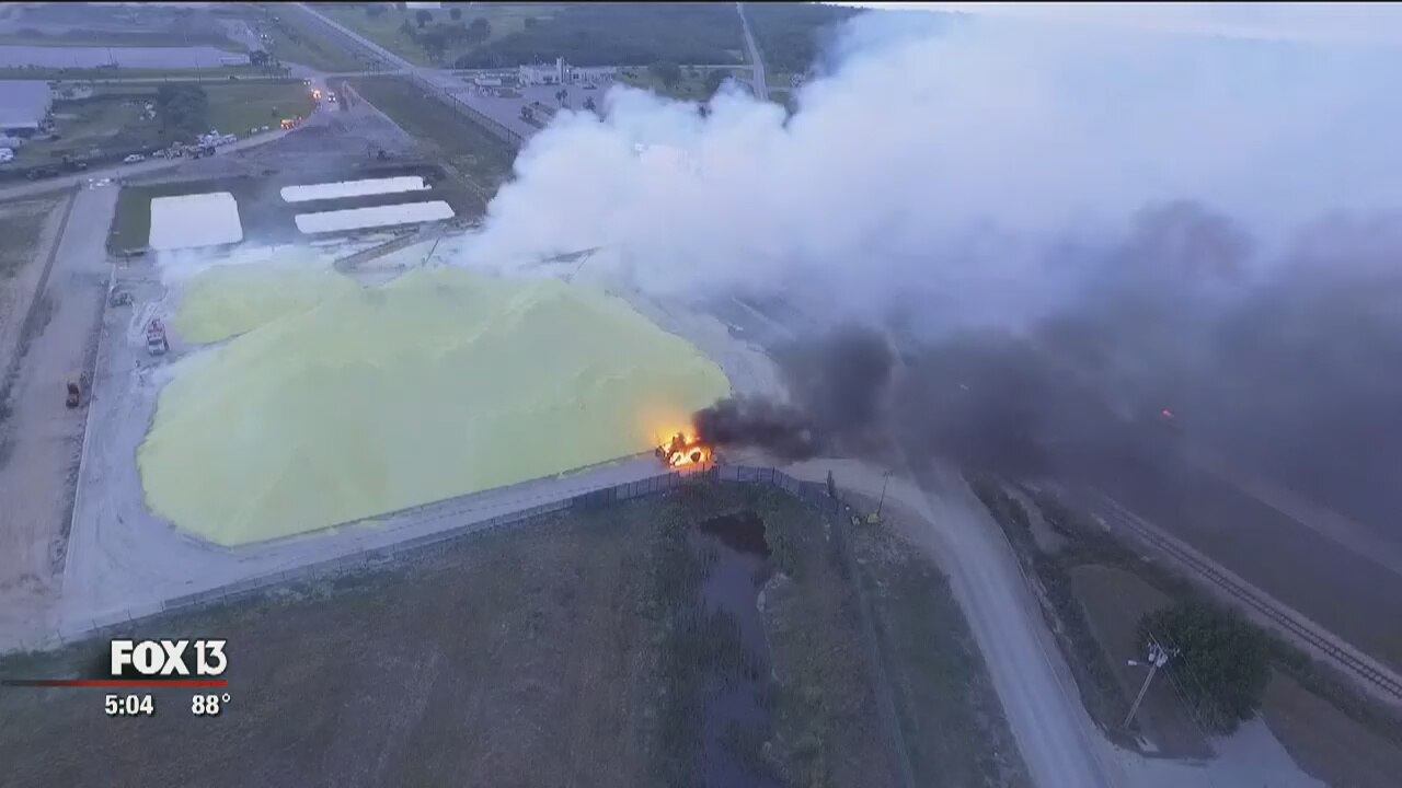 Drones help crews fight fires