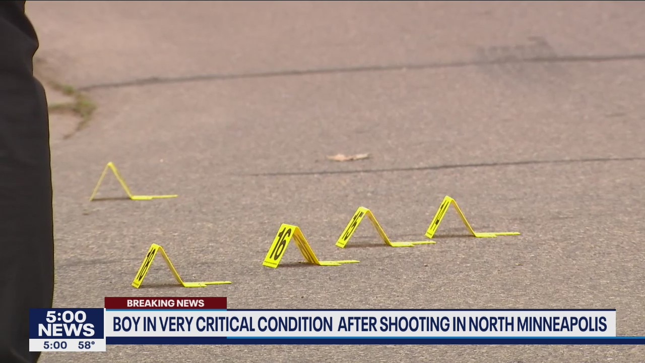 Child in critical condition after being shot in north Minneapolis