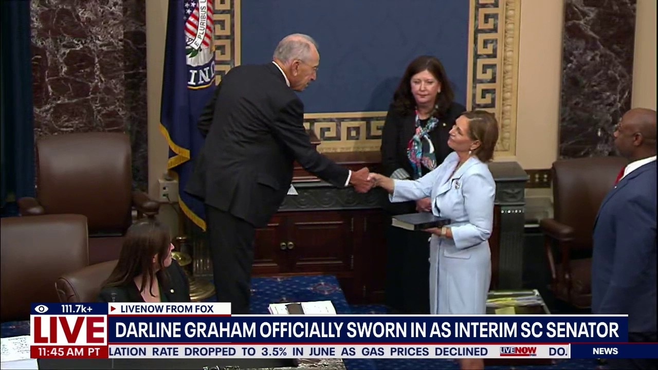 Darline Graham sworn in as interim SC senator