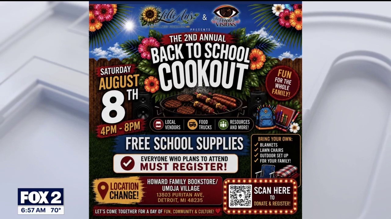 2nd Annual Back to School Cookout
