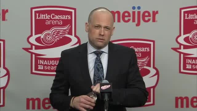 Blashill, Larkin, Nielsen & Howard after 2-1 win