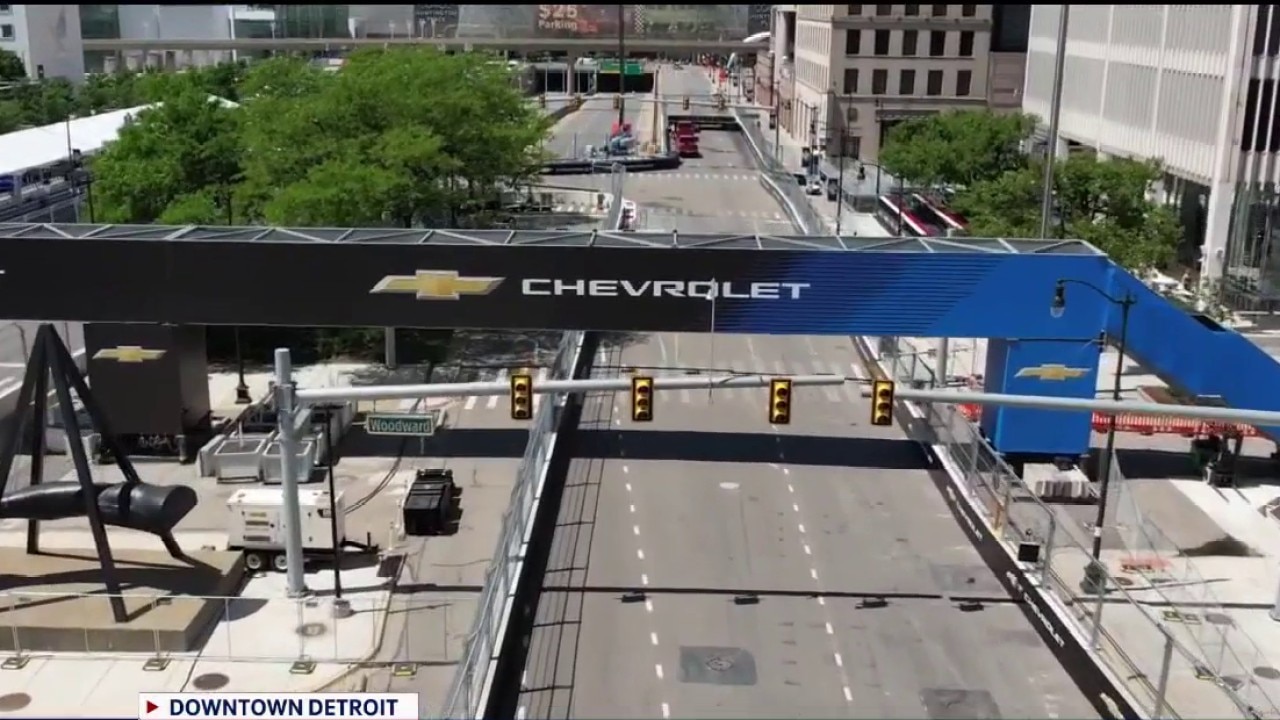 Final preparations are underway for Detroit Grand Prix weekend