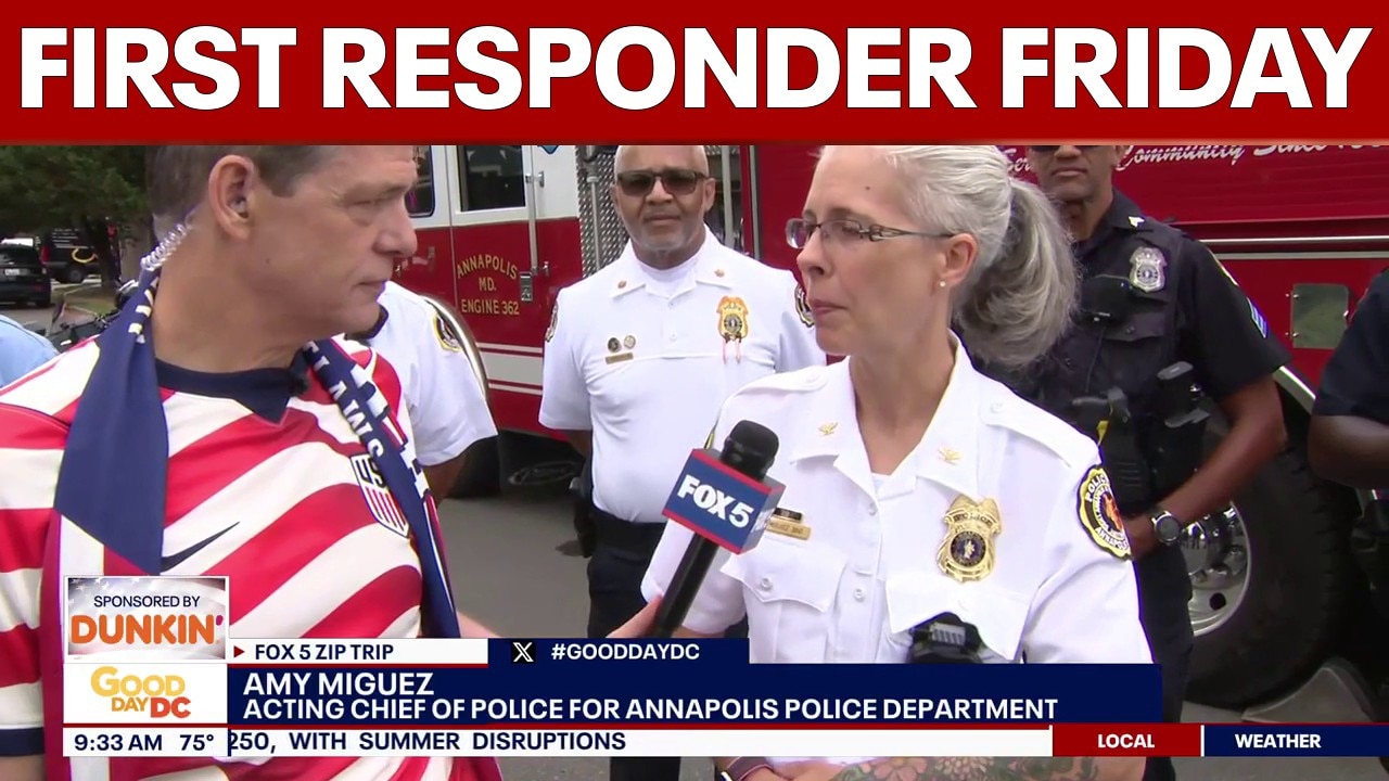 FOX 5 Zip Trip: Annapolis Police and Fire Departments