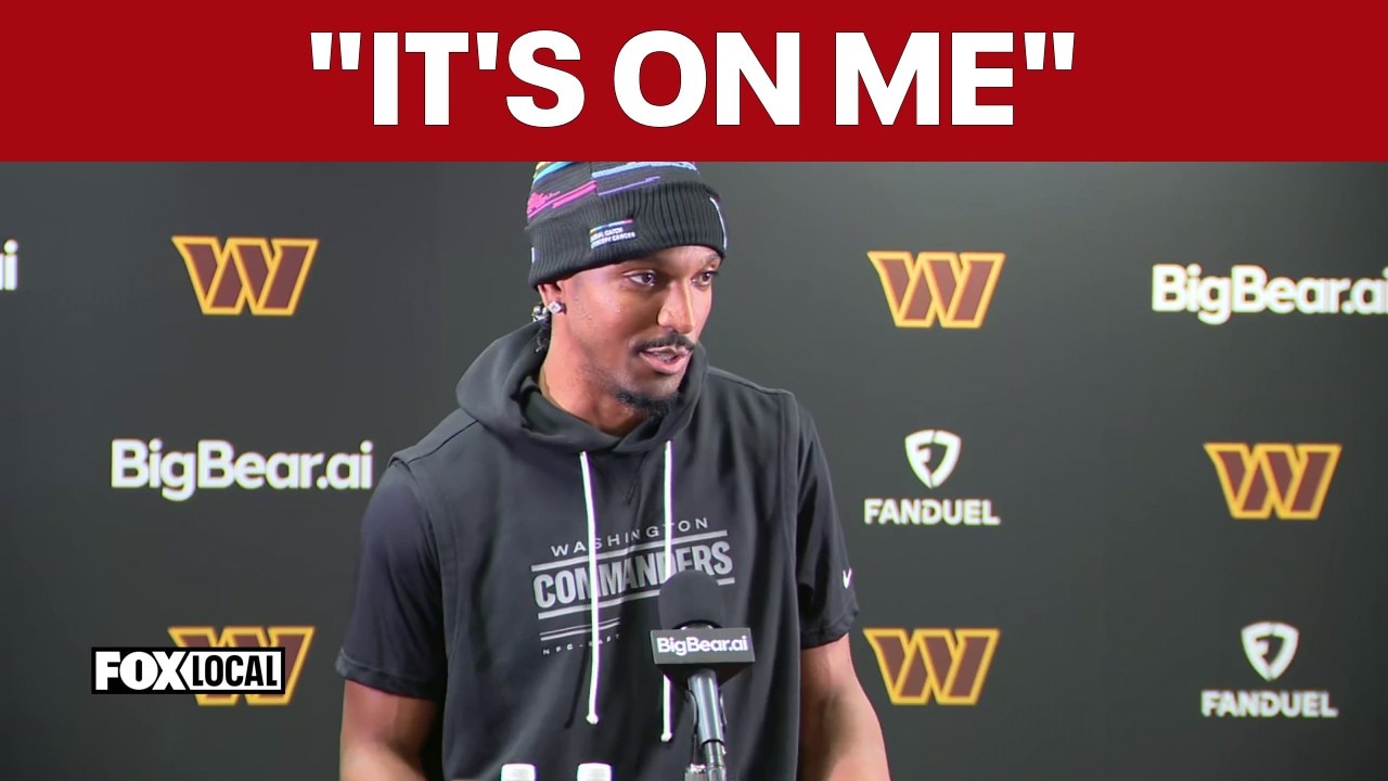 WATCH: Jayden Daniels addresses tie against Giants, prepares for 49ers