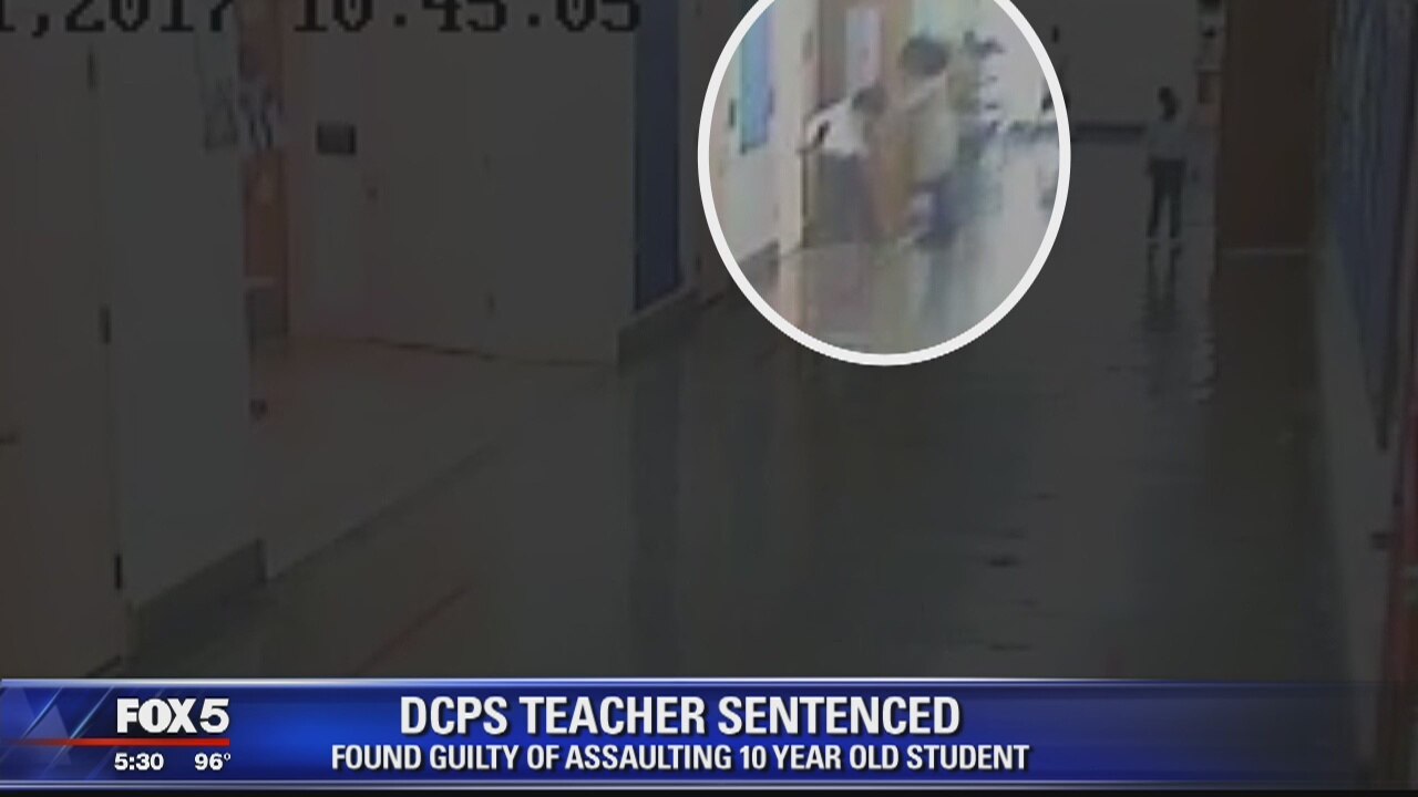 Former DC teacher sentenced to probation, community service for assaulting 10-year-old student