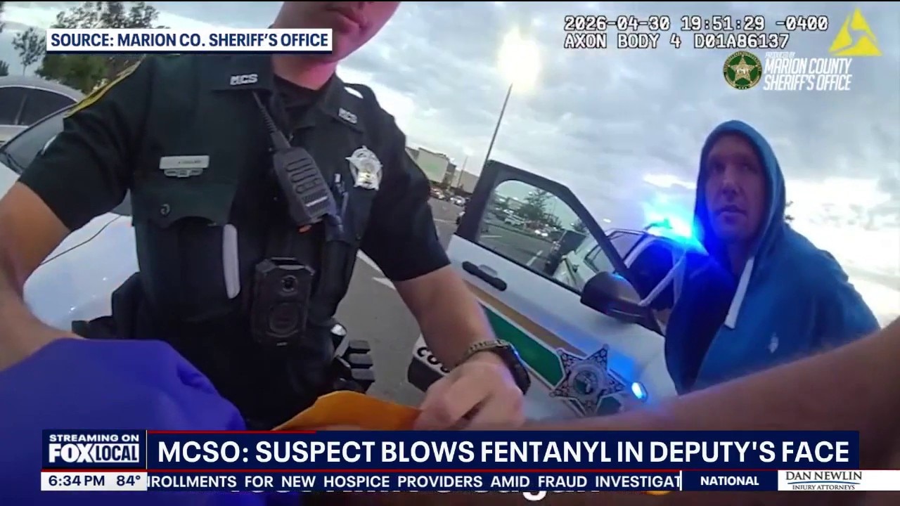 Florida man accused of blowing fentanyl at deputy during arrest