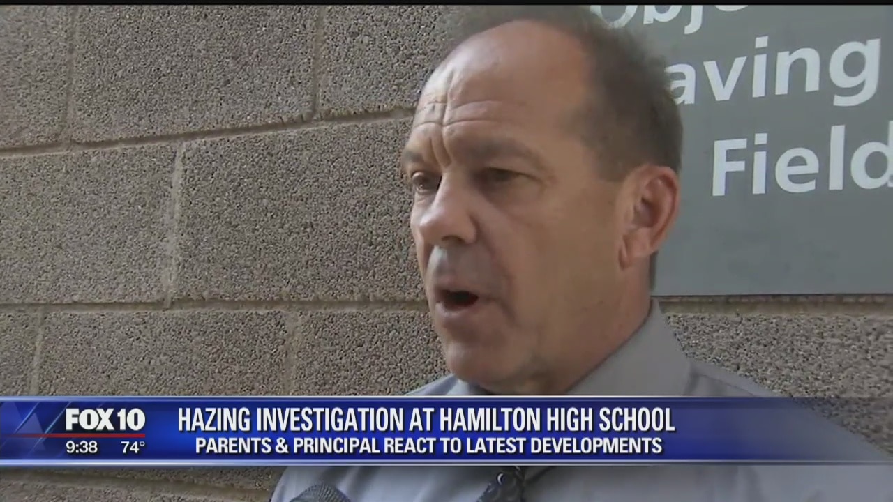 Hamilton High School principal, parents react to hazing incident
