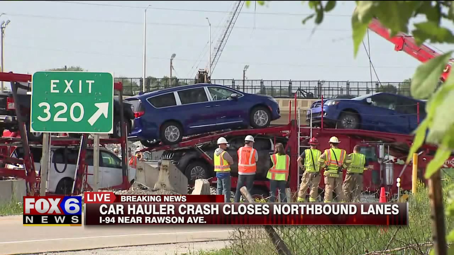 Crash on I-94
