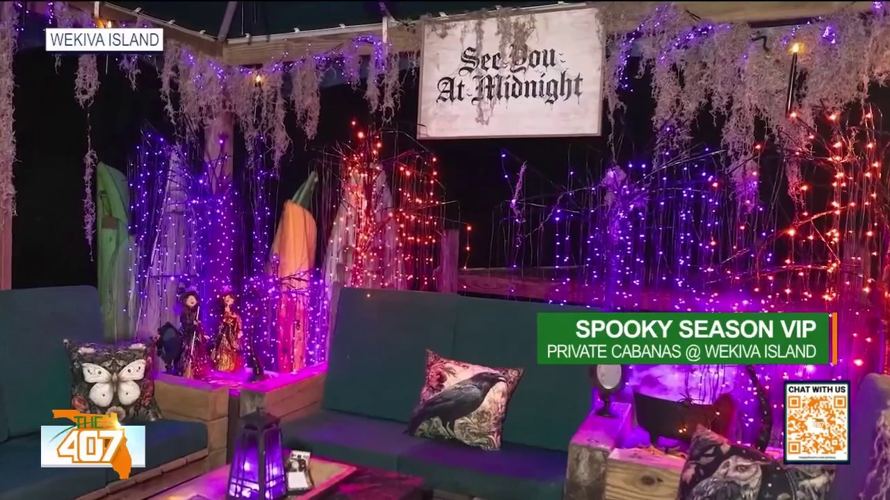 Wekiva Island transforms cabana into spooky Cypress Coven Cove