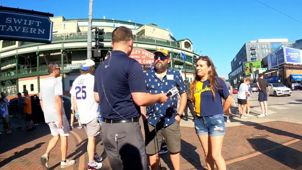 Brewers and Cubs split the series in Chicago, fans talk about the rivalry