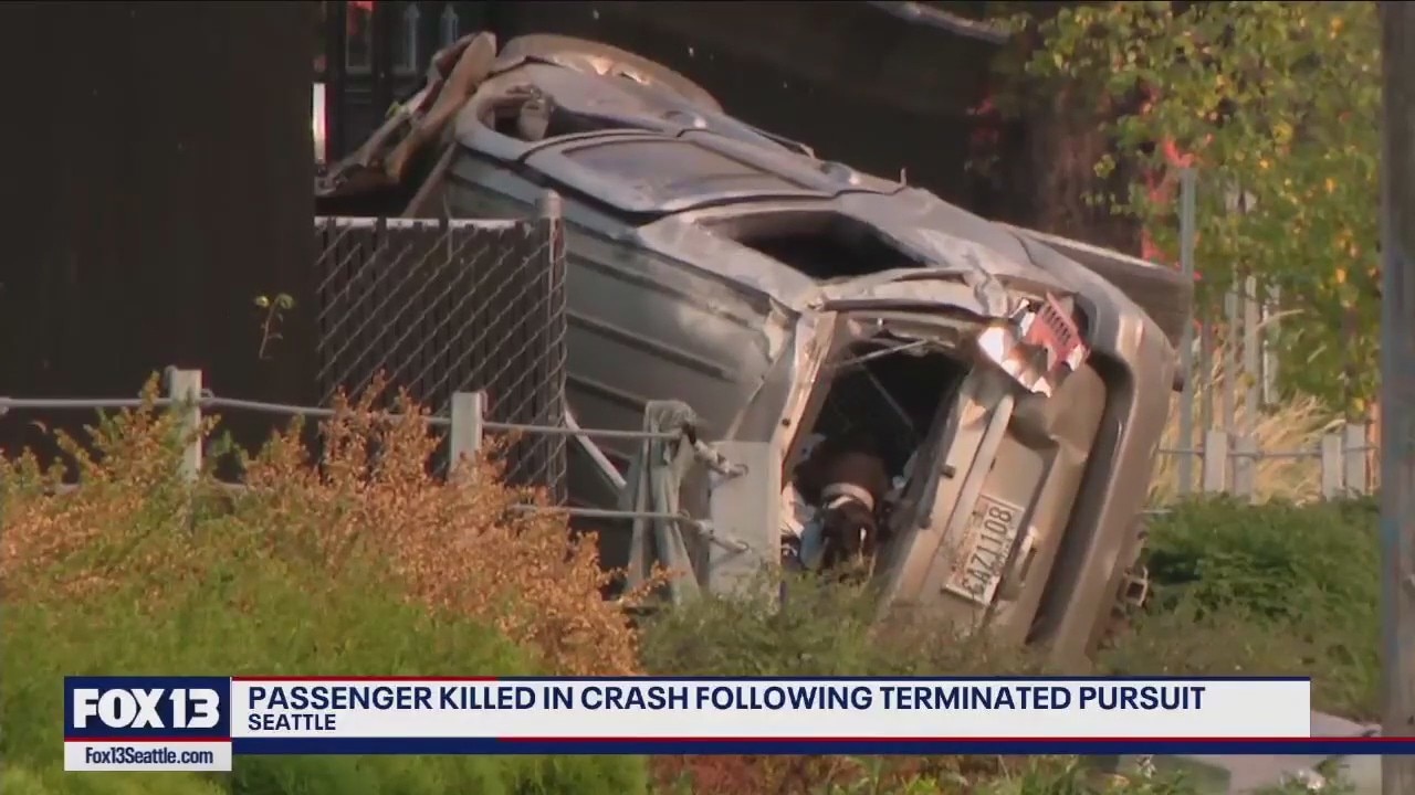 Passenger killed in Seattle crash