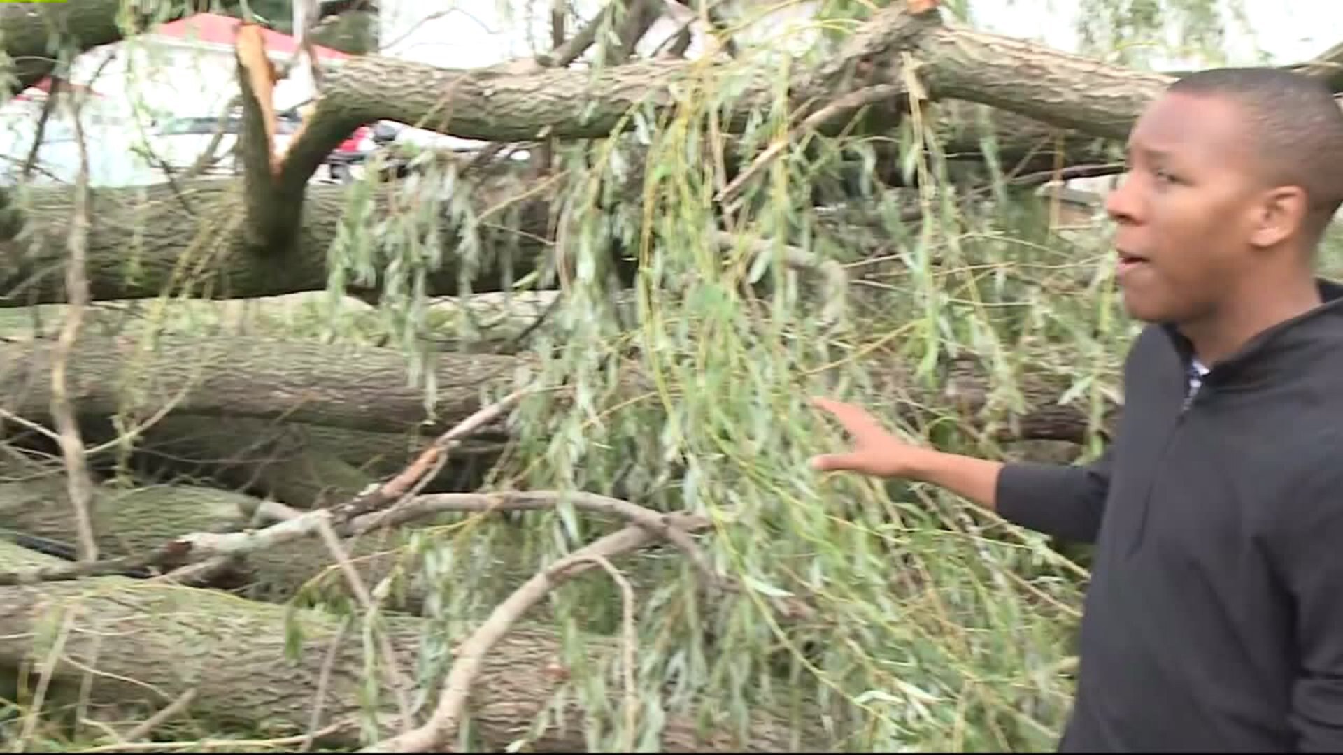 Storm damage in Waupun