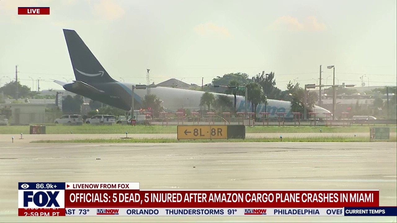 BREAKING: 5 dead after Amazon cargo plane crash
