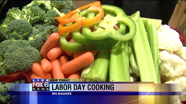 Laura checks out Labor Day appetizers at Metro Market