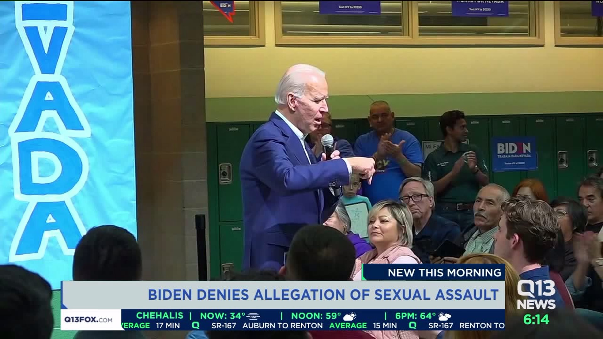 Joe Biden denies assault