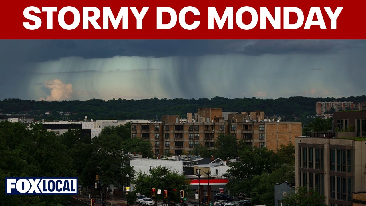 Summer kicks off with a stormy start across the DMV Monday 