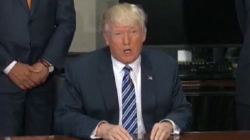 Discussing Trump budget proposal