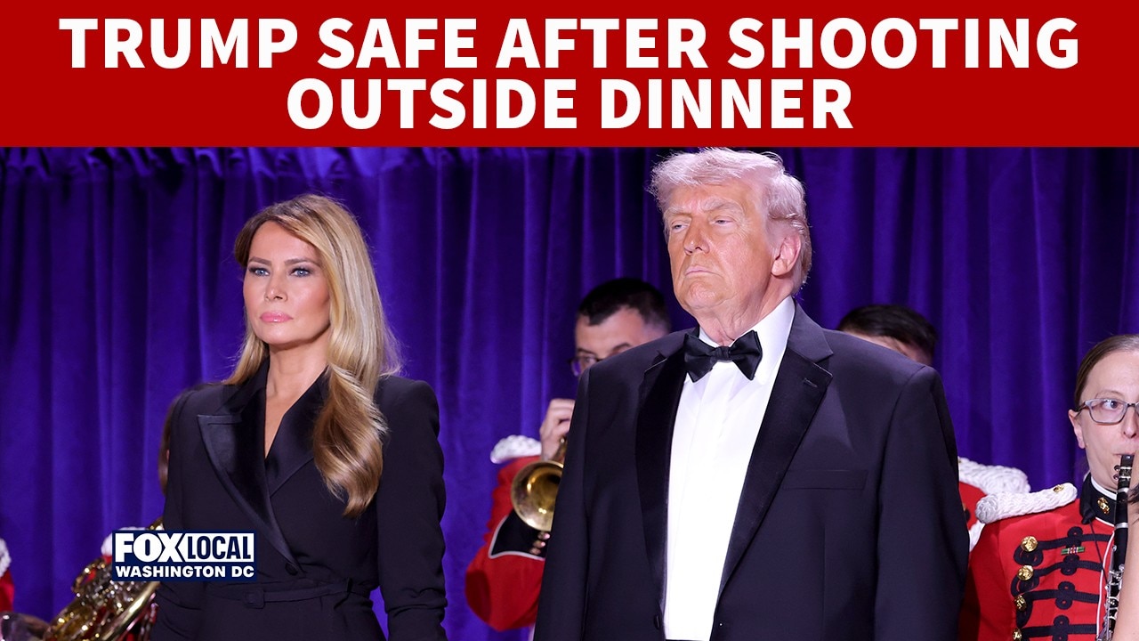 Pres. Trump, first lady safe after shooting outside White House Correspondents' Dinner