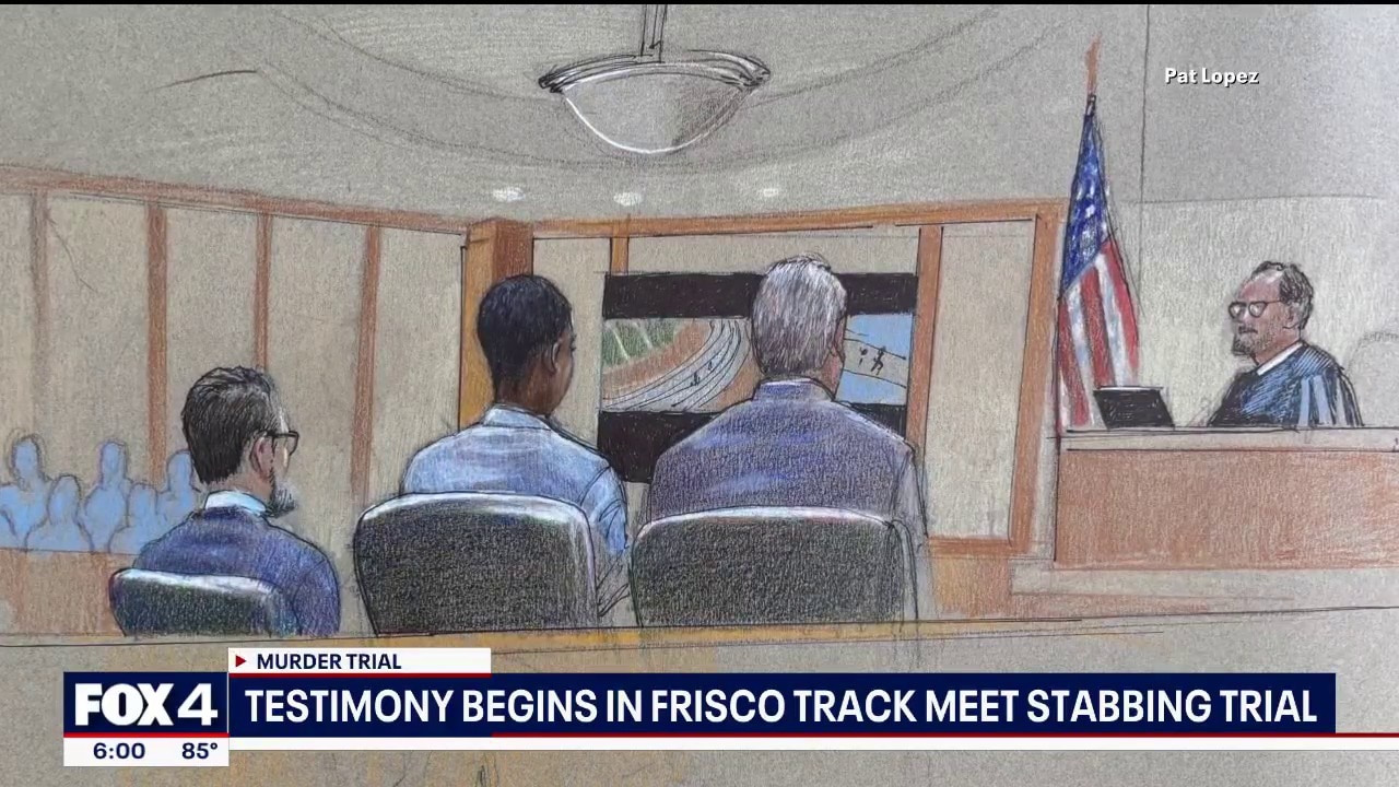 Testimony begins in Frisco track meet stabbing trial
