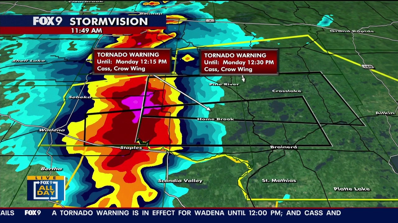 MN weather: Tornado warnings issued amid dangerous heat