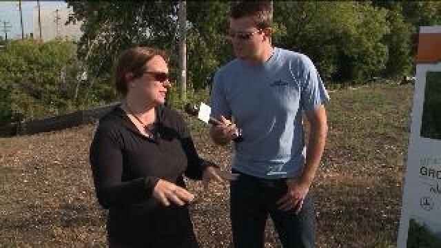 Chip learns about Three Bridges Park