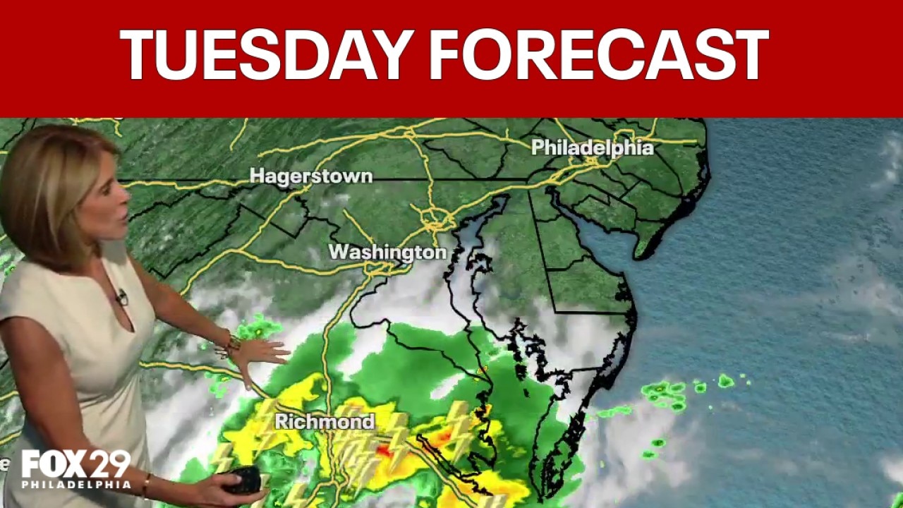 Philadelphia weather: Tuesday evening forecast
