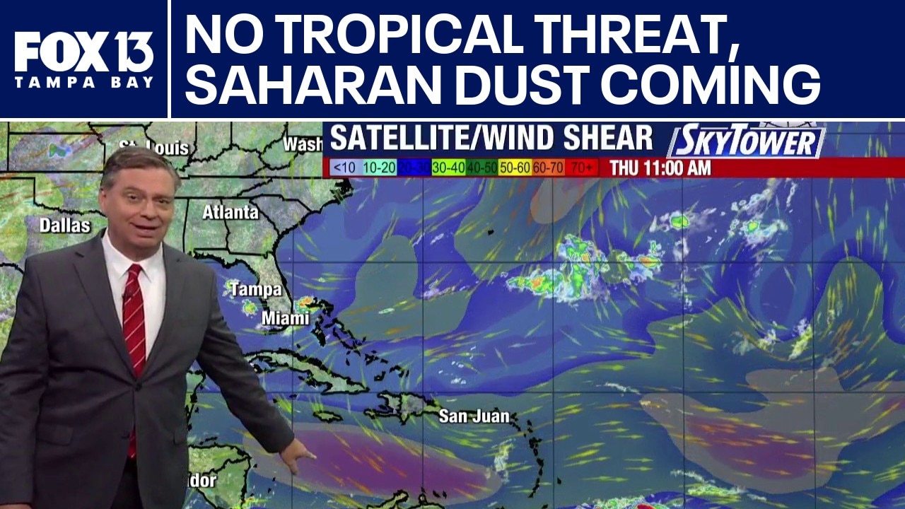 Today's tropical weather forecast
