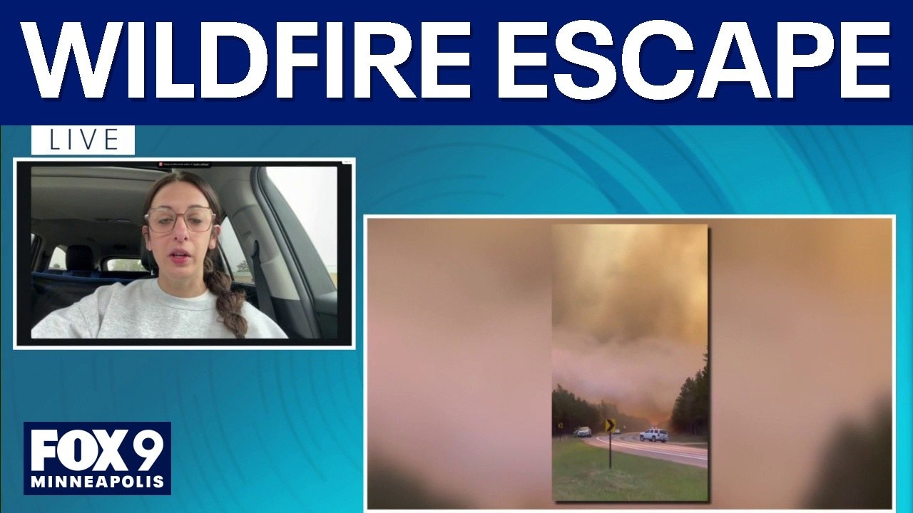 Homeowner describes fleeing Flanders wildfire