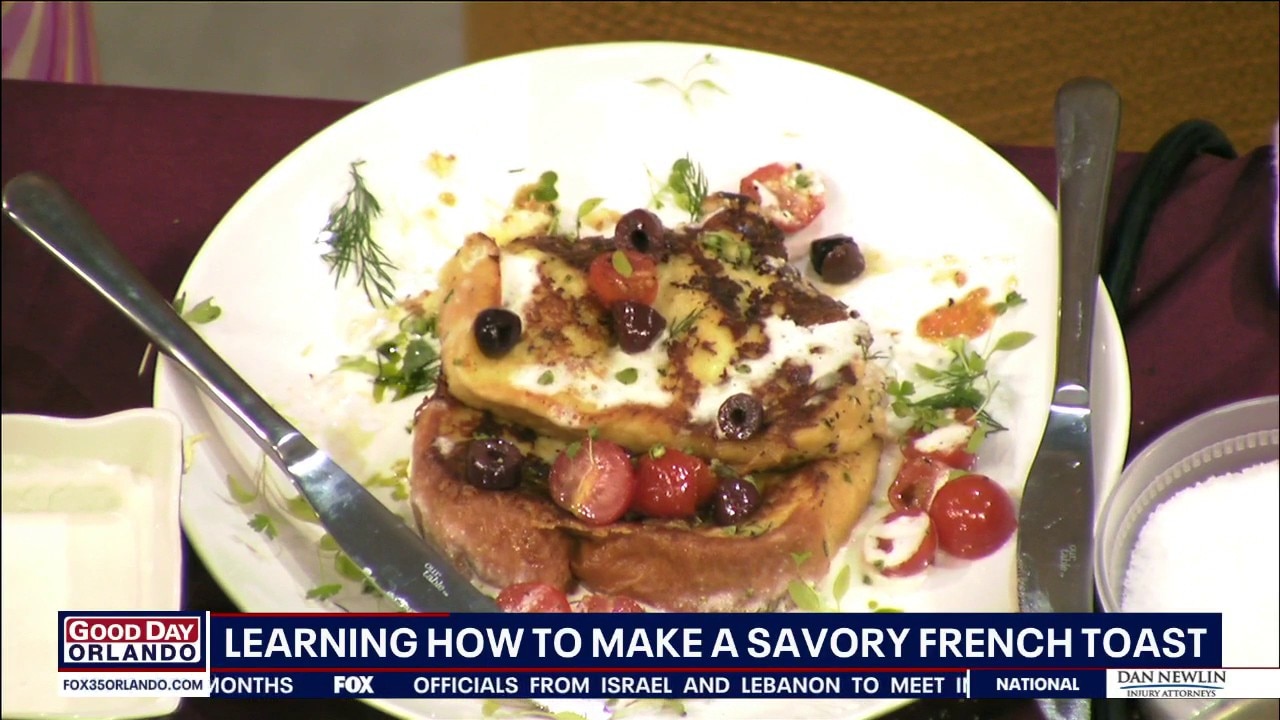 How to make Savory French Toast with whipped Feta