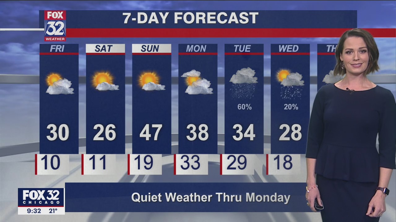 Winter storm: 10 p.m. forecast for Chicagoland on Feb. 17