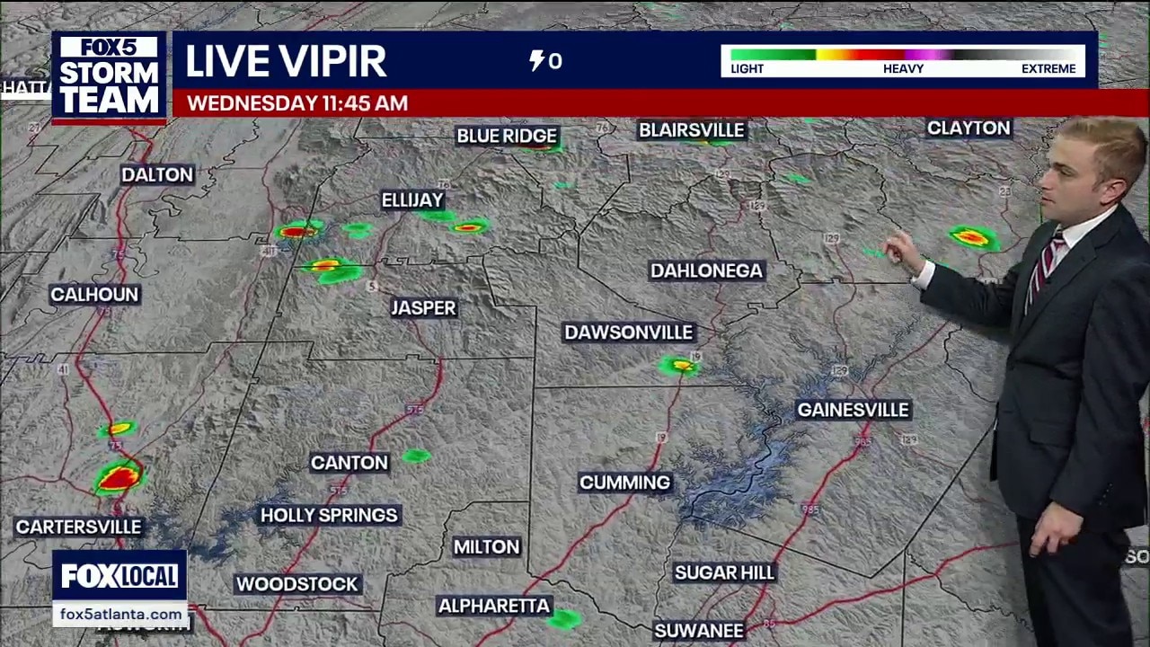 Wednesday midday weather forecast