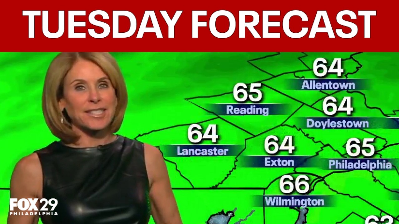 Philadelphia weather: Tuesday evening forecast