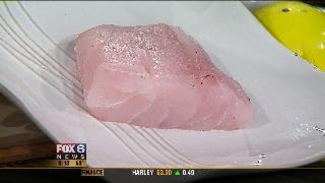 Chef Feker prepares Corvina