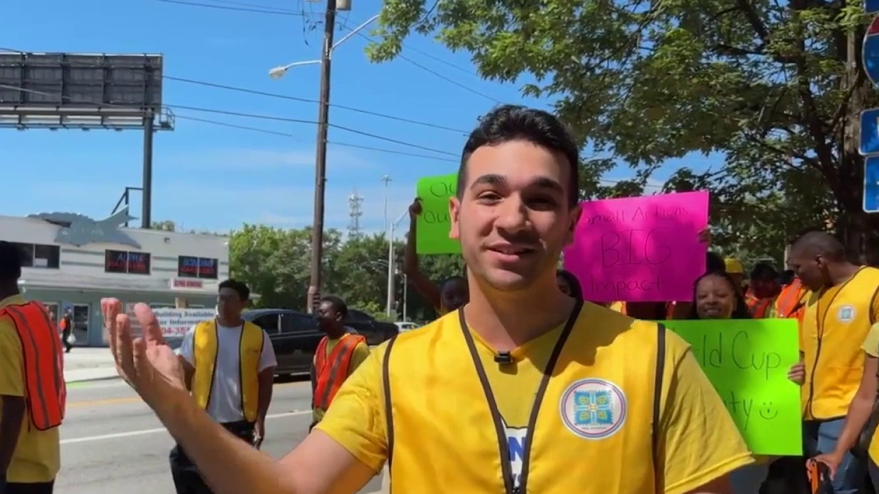 400 volunteers gather to clean Atlanta ahead of World Cup