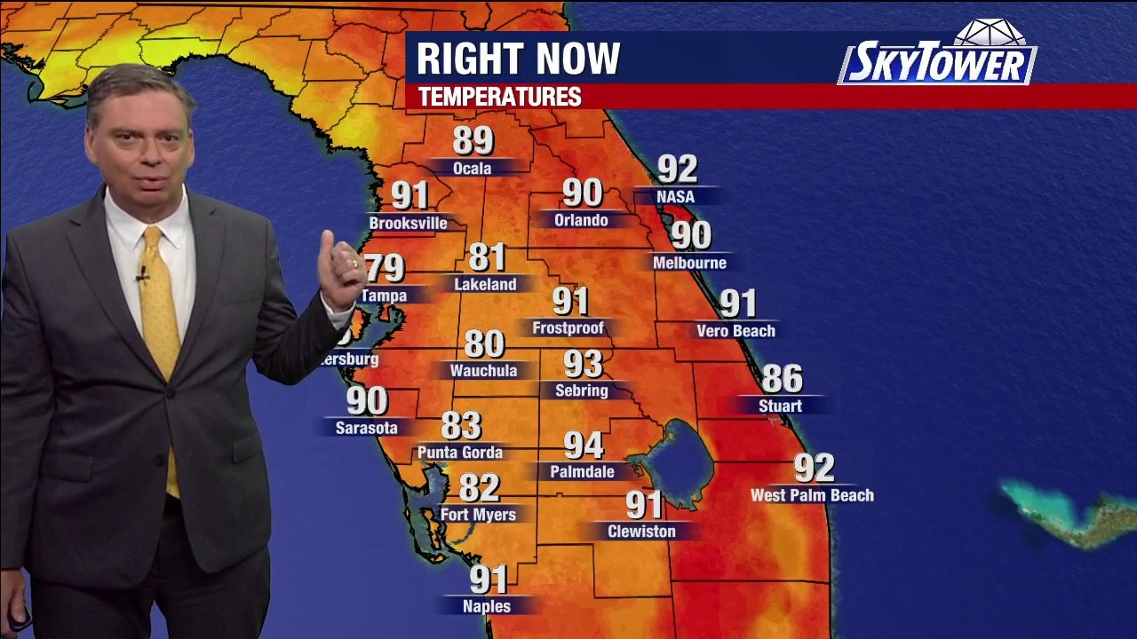 Tampa weather | Monday afternoon forecast