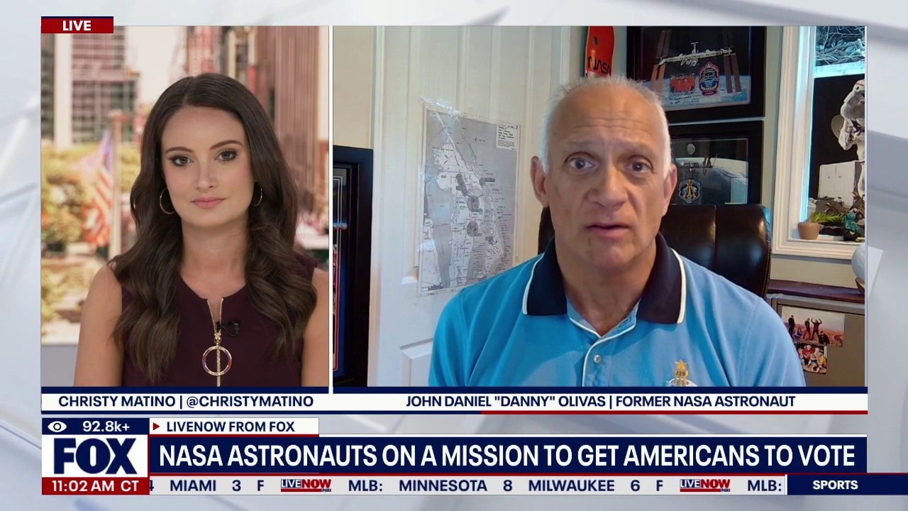 NASA astronauts on mission to get Americans to vote