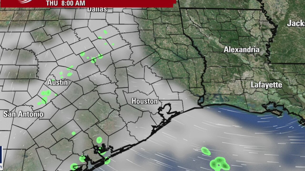 Thursday morning weather forecast