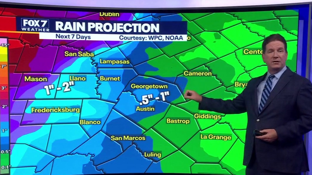Austin weather: Rain projected later this week