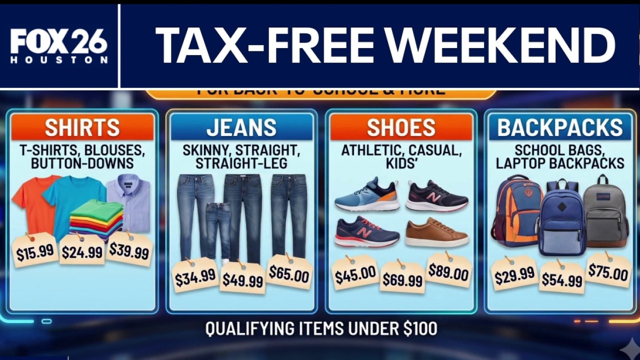 Texas Tax-Free Weekend 2026: What to know