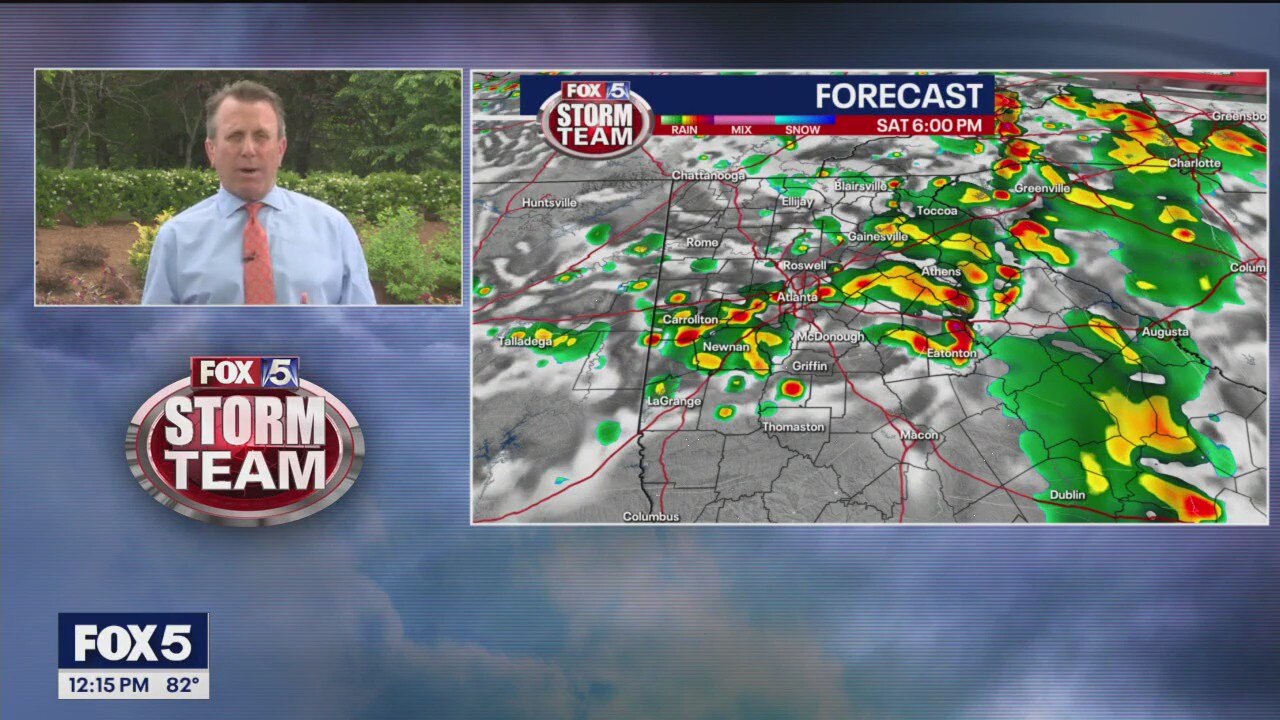 Friday midday forecast