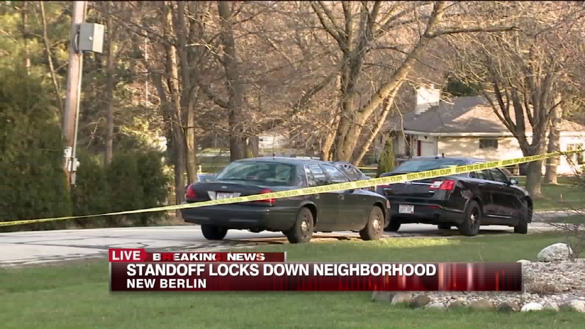 Man dead after hours-long standoff in New Berlin