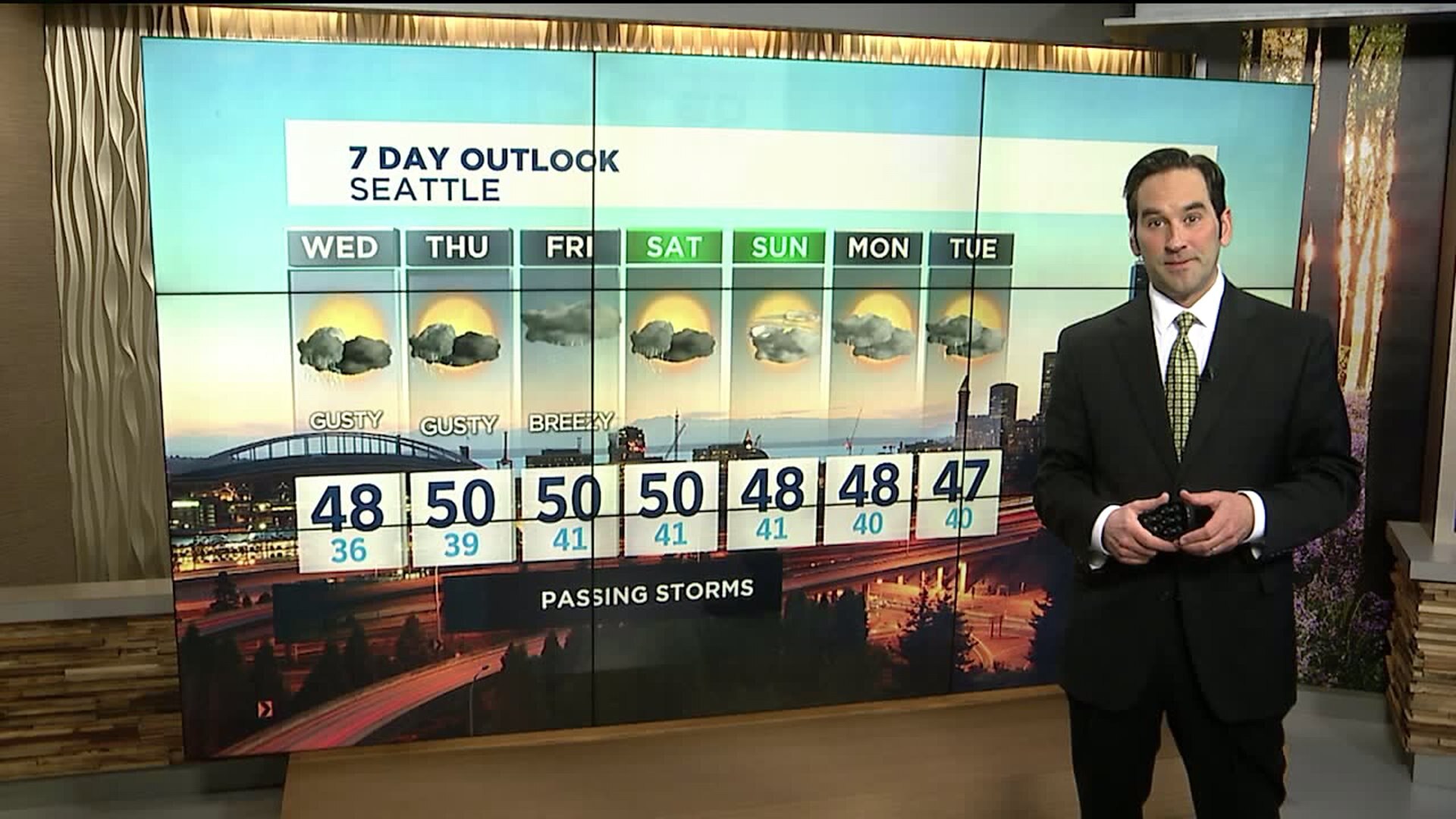 Q13 News evening weather forecast