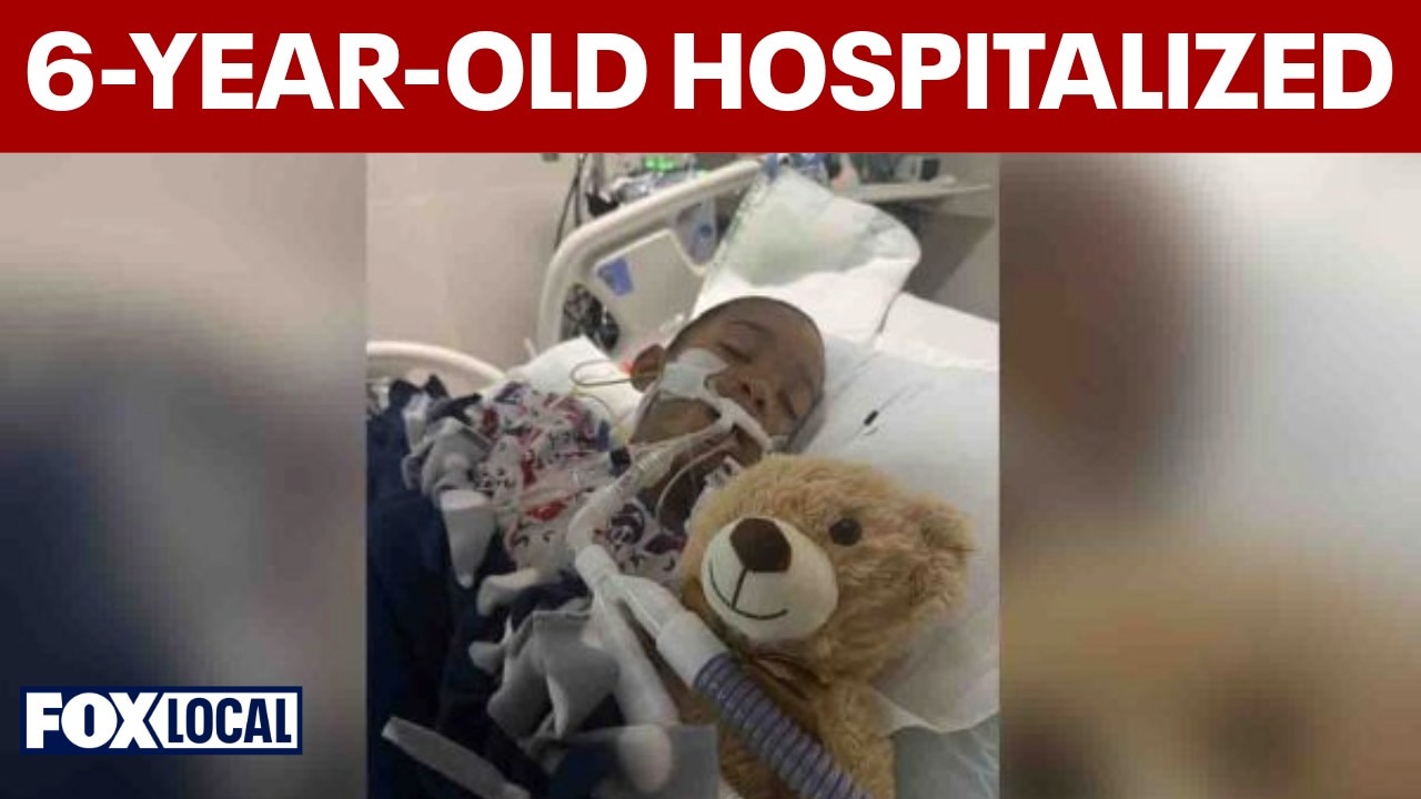 Family shares photo of 6-year-old hospitalized after camp near-drowning