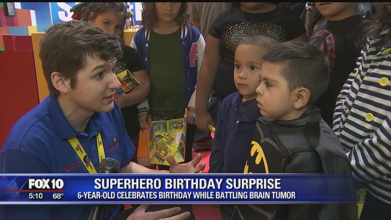 Valley 6-year-old gets superhero birthday celebration