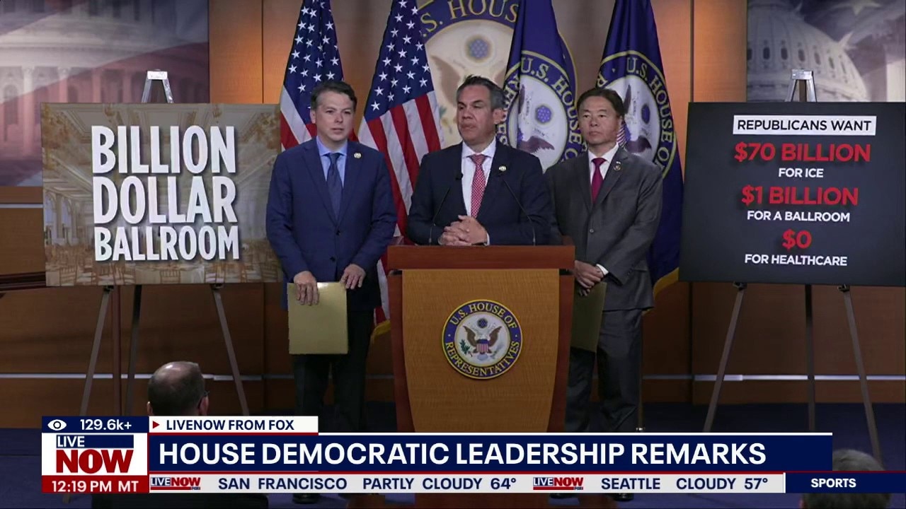 House Democratic leaders hold weekly press briefing