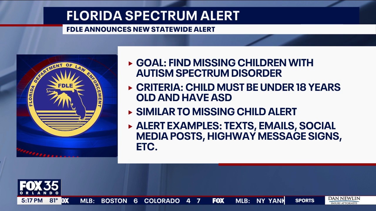 New Florida alert to help missing children with autism