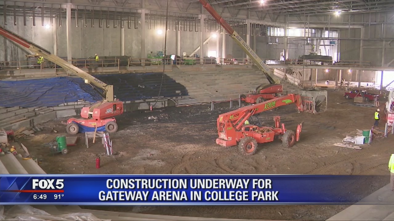 Construction underway for Gateway Arena in College Park